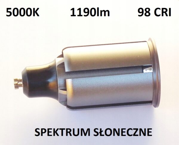 Polski produkt GU10 11W 5000K CRI 98 LED Bridgelux