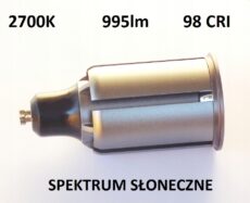 Polski produkt GU10 11W 2700K CRI 98 LED Bridgelux