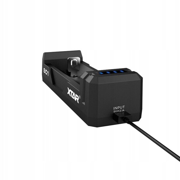 Ładowarka XTAR SC1 18650/21700 Li-ION USB prąd 2A