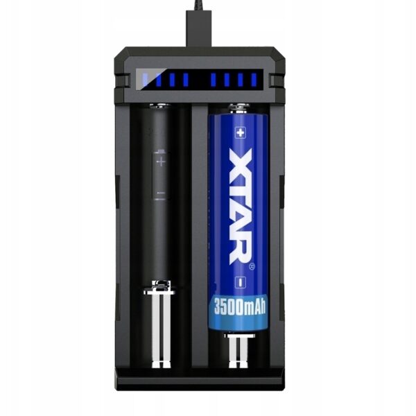 Ładowarka XTAR SC2 21700 1x3A/2x2A QC 3.0 SZYBKA