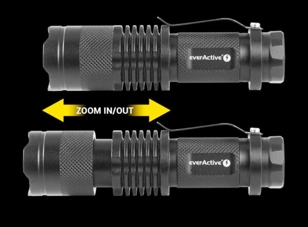 Latarka ręczna everActive FL-180 "Bullet" z diodą CREE XP-E2 - obrazek 3